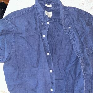 J. Crew Blue Button-Up Shirt